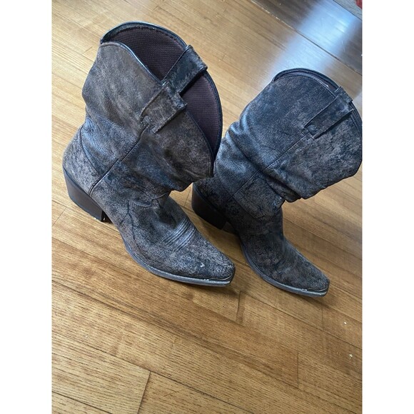 Durango Men’s Chocolate Brown Slouch Distressed DB5563 11” Shaft USA 11D Western